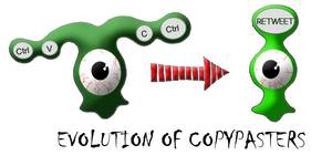 Evolution of copypasters